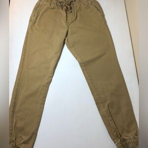 Hollister Men's Khaki/Tan Joggers, Small, pre-owned, pet/smoke free home